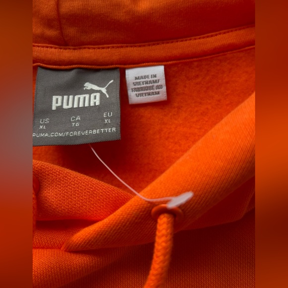 NEW!! Unisex Puma Hoodie,color Orange size xl, new but no tag!! - Picture 3 of 3